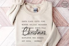 Christmas Words|Minimal Christmas Quote|Santa Pine Gifts Product Image 2