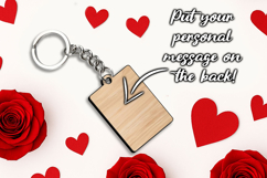 SVG Custom Happy Valentine Day Key Chain Romantic Love Gift Product Image 3