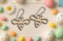 SVG Laser Bee Easter Earring Accessory Gift Wasp Home Insect Product Image 3