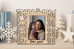 SVG Penguin Nana and me Christmas Photo Frame Appreciation Product Image 3