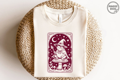 Witch Frog|Mystical Frog Tarot Card|Wizard Frog Cottagecore Product Image 3