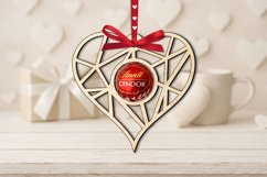 Love Intricate Design Laser Heart Candy Holder SVG Valentine Product Image 3