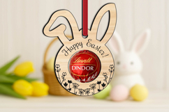 Easter Candy Holder Bunny Ears SVG Laser Gift Present Kids Product Image 3