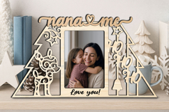 SVG Ho-Ho-Ho Deer Christmas Nana &amp; Me Pic Frame Appreciation Product Image 3