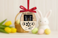 Easter Gift Card Holder Flower SVG Laser Egg Present Digital Product Image 3