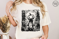 Horror Pumpkin Halloween|Spooky Season|Halloween Gothic Girl Product Image 3
