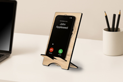 American Football SVG Phone Holder Rugby Stand Gift Laser Product Image 3