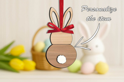 SVG Laser Easter Gift Money Holder Bunny Ears Present Home Product Image 3