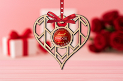 Laser Cute Love Heart Candy Holder SVG Valentine Day Gift Product Image 3