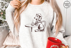Vintage Retro Dachshund Paris|French Dog|Wiener Dog Mom Product Image 3