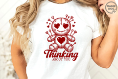 Thinking About You Voodoo Doll With Hearts|Creepy Valentine Product Image 3