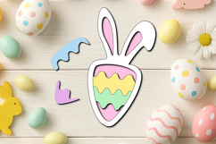 Carrot Bunny Ears Easter Puzzle Kid Game SVG Laser Child Product Image 3