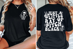 Just A Little Ray Of Pitch Black|Halloween Skeleton Spooky Product Image 3