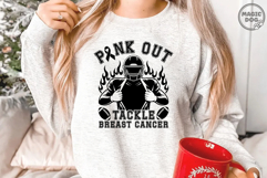 Pink out Tackle Breast Cancer|Football Awareness Ribbon Product Image 3