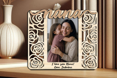 SVG Nana Girl Appreciation Photo Frame Picture Laser Gift Product Image 3