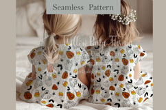 Seamless Halloween Pattern | Silly Ghosts, Pumpkins, Bats Product Image 3
