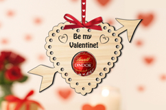 Heart Arrow Vanlentine Day Candy Holder SVG Laser Love Gift Product Image 3