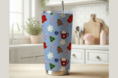 6 Christmas Seamless Patterns | digital paper | tumblers Product Image 4