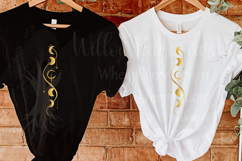 Celestial Moon Phase | Boho Witchy Crescent Moon Design Product Image 4