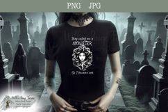 Medusa Drawing witchy vibe saying, goth design, Witchcore Product Image 3