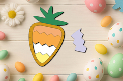 Laser Carrot Kid Game SVG Easter Puzzle Child Holiday Gift Product Image 3