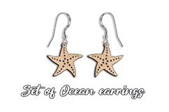 Starfish SVG Earrings Laser Gift Ocean Beach Sea Maritime Product Image 3