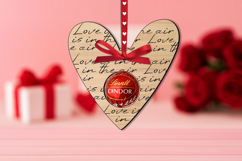 Love Candy Holder Heart SVG Laser Valentine Gift Present Product Image 2