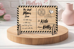 SVG Happy Mother's Day Post Card Present Laser Gift Custom Product Image 3