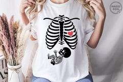 Skeleton Halloween Pregnancy|Halloween Maternity|Fall Mama Product Image 3