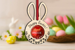 Laser SVG Bunny Ears Bonbon Child Easter Candy Holder Gift Product Image 3