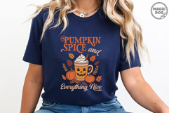 Pumpkin Spice &amp; Not So Nice|Fall Coffee Quote Autumn Season Product Image 5