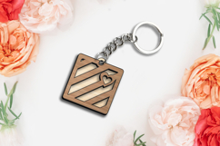 SVG Valentine Day Love Key Chain Romantic Gift Laser Present Product Image 3