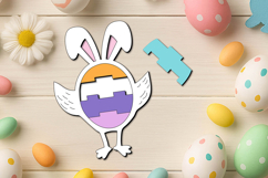 Laser Chicken Blocks Easter Puzzle SVG Kid Egg Game Child Product Image 3