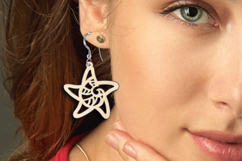 Starfish SVG Earring Seashell Maritime Laser Gift Ocean Gift Product Image 3