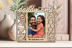 Bee Honey Daddy and Me SVG Frame Photo Kid Laser Summer Gift Product Image 3