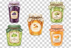 Handmade Fruit Jam &amp; Syrup | Apple Kiwi Lime Honey Maple PNG Product Image 3