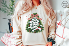 Oh Come Let Us Adore Him|Coquette Christian Christmas Tree Product Image 3