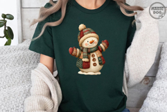 Watercolor Snowman|Christmas Holiday Cozy Winter Patchwork Product Image 3