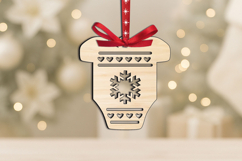 Newbron Baby Jumpsuit SVG Christmas Ornament Laser Present Product Image 3