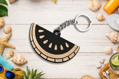 Summer Gift Her Keychain Laser Present SVG Season Accessory Product Image 3