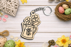 Spring Keychain Laser SVG Gift Mother's Day Summer Present Product Image 3