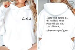 Be Kind|Dear Person Behind Me Quote|Inspirational Positive Product Image 3