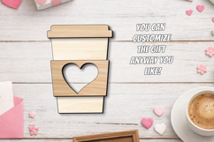 SVG Laser Mother's Day Gift Card Money Holder Coffee Cup Mug Product Image 3