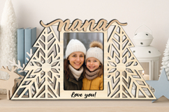 SVG Christmas Tree Nana Photo Frame Appreciation Gift Laser Product Image 3