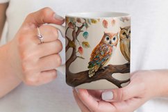 Owls Mug Sublimation Wrap 11 &amp; 15 oz Product Image 3