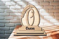 SVG Letter O Monogram Easter Family Gift Alphabet Home Decor Product Image 3