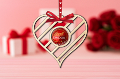 SVG Classic Love Heart Candy Holder Laser Valentine Gift Product Image 3