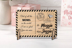 Classic Post Card Happy Mother's Day Gift SVG Laser Grandma Product Image 3