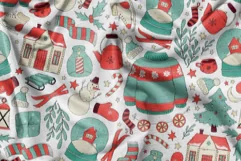 10 CHRISTMAS seamless patterns EPS PNG JPG Product Image 4