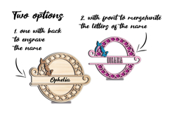 Letter O SVG Design Alphabet Ocean Laser Mermaid Maritime Product Image 2